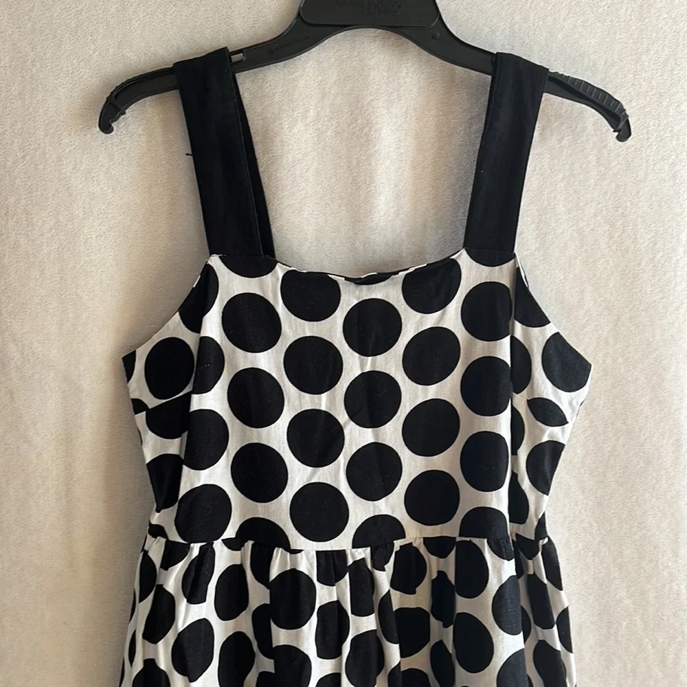 Black & white polka dot dress - Picture 3 of 4